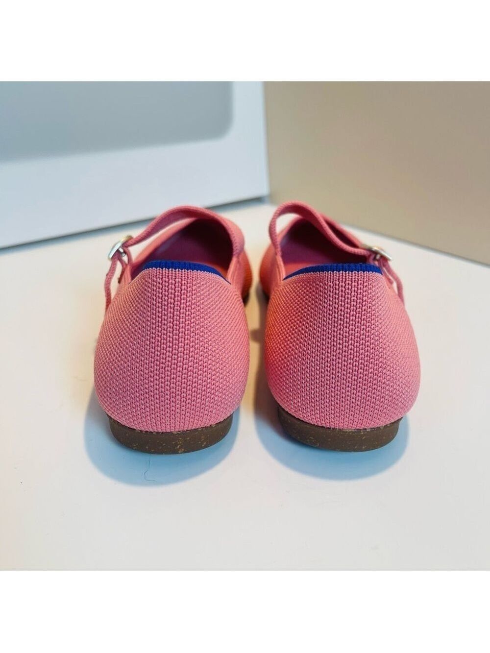 Rothy’s The Point Mary Jane Flats Shoes in Tulip Pink Women’s Size 5.5 - NWOB - Picture 5 of 12